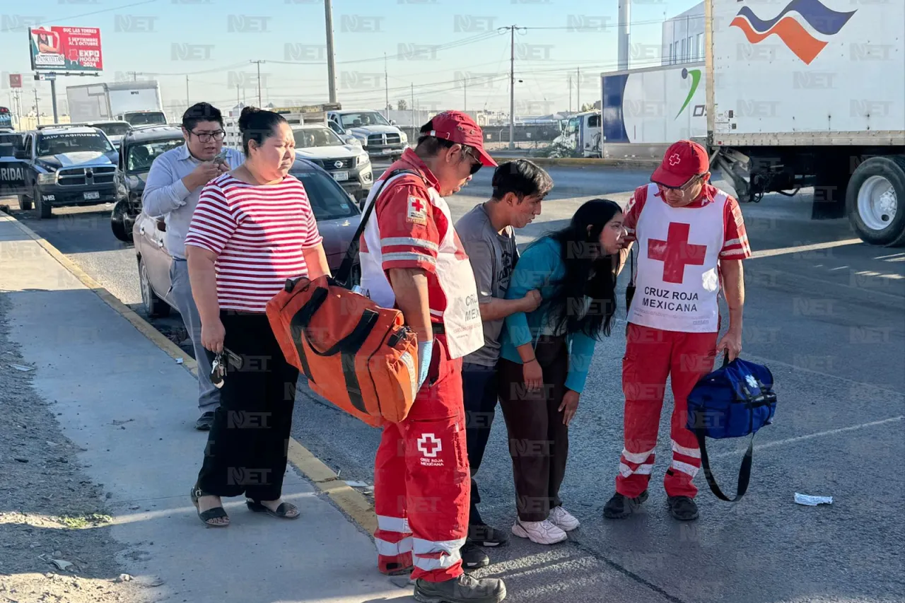 Fotos: Par de aparatosos choques dejan lesionados en el Libramiento