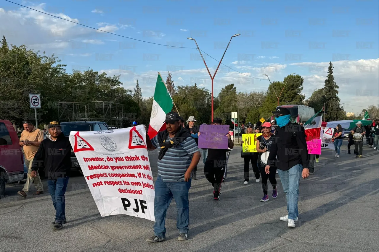 Protestas del Poder Judicial afectarán el cruce en puentes internacionales