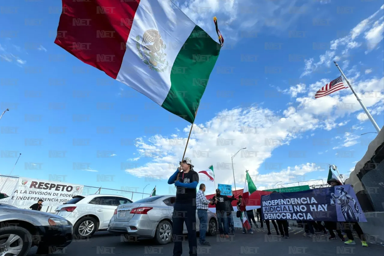 Cierran el puente Libre por protesta del Poder Judicial