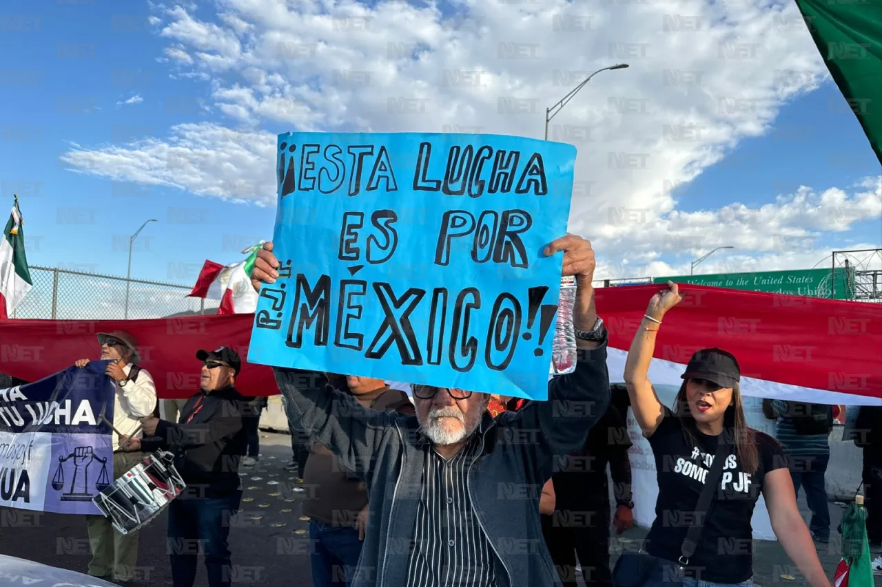 Cierran el puente Libre por protesta del Poder Judicial