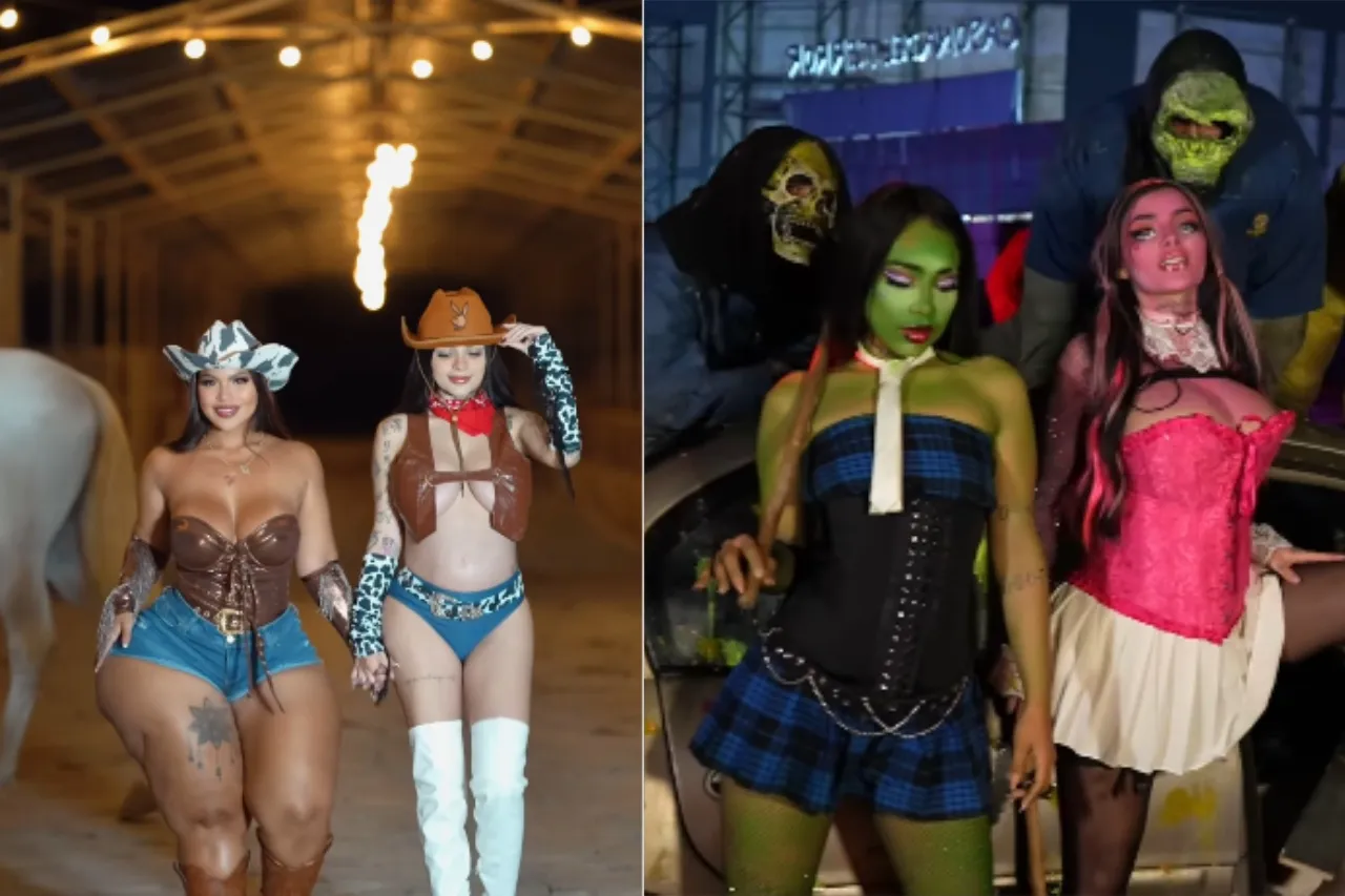 Karely Ruiz, Lady Pay y Gracie Bon presumen atrevidos disfraces para Halloween