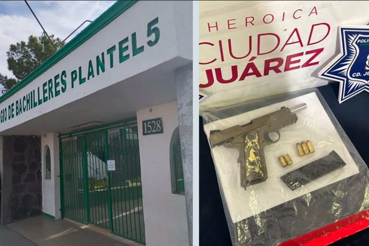 Dan de baja a estudiante del Cobach 5 que portaba un arma