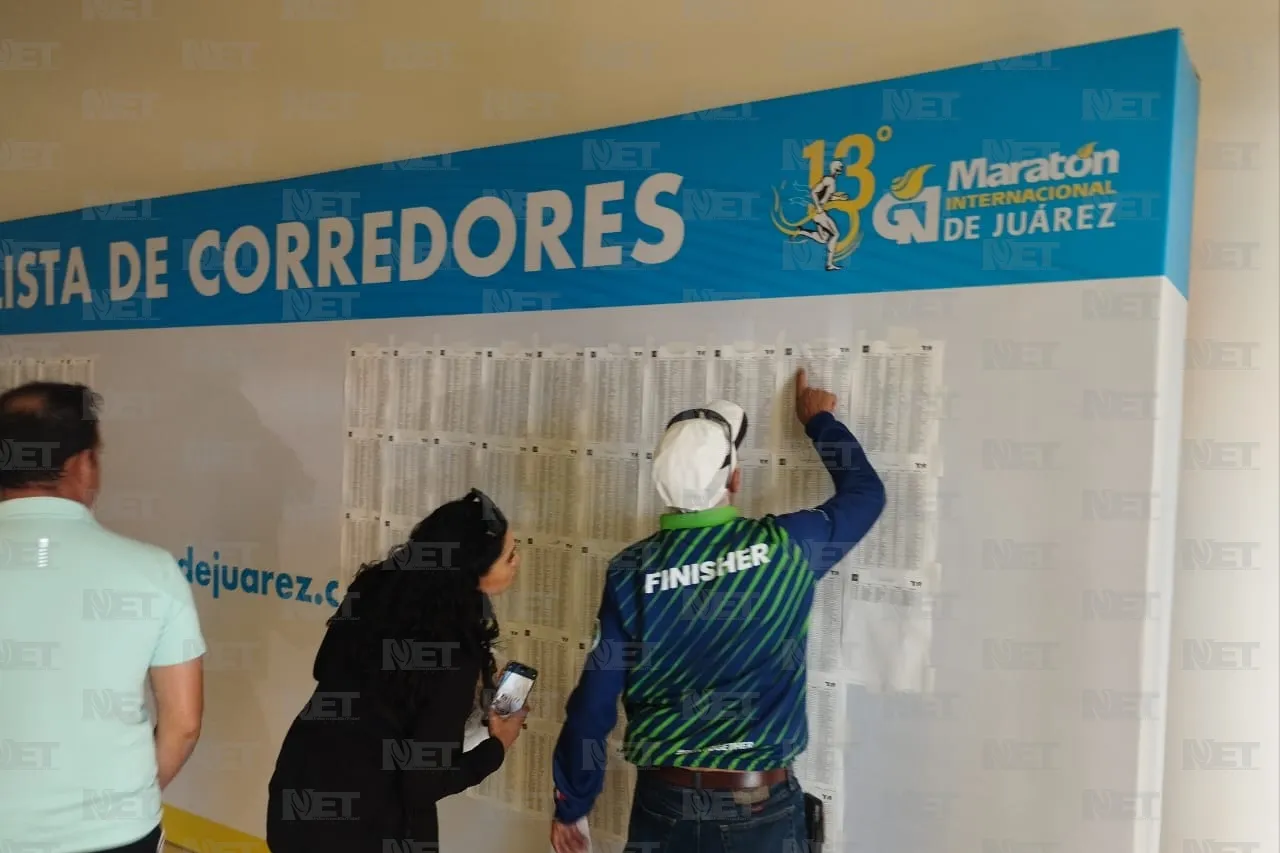 Entregan kits a corredores del 13ro Maratón Internacional GN de Juárez