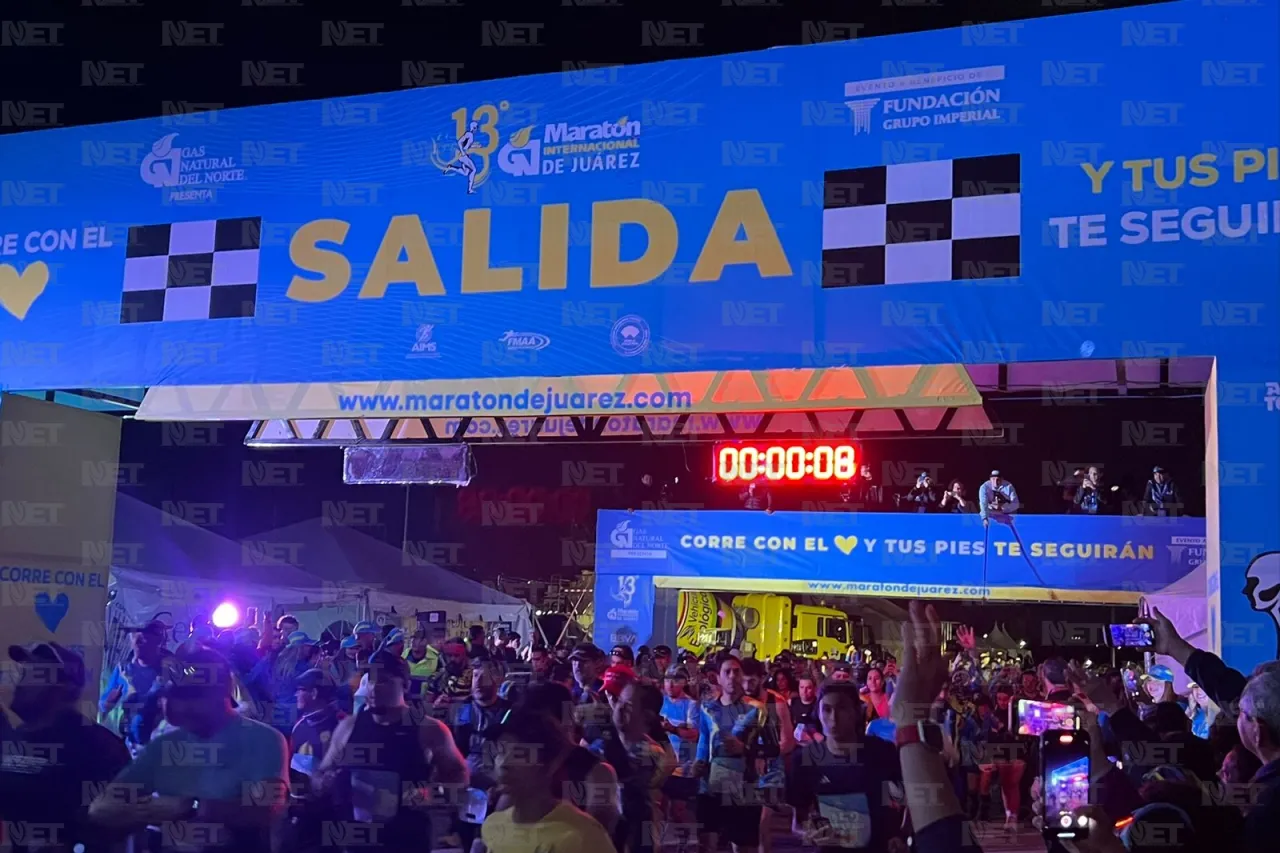 Inicia el 13vo Maratón Internacional de Juárez