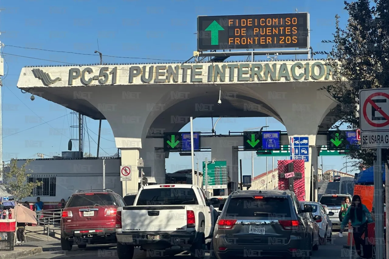 Poca afluencia para cruzar a El Paso, Texas 