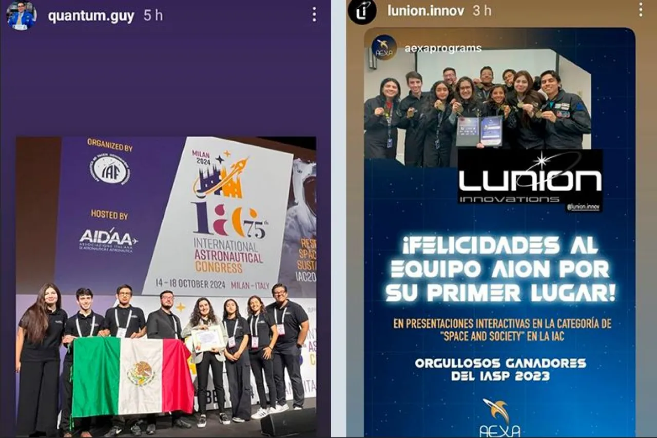 Astronauta juarense y su equipo ganan en Congreso Internacional en Italia