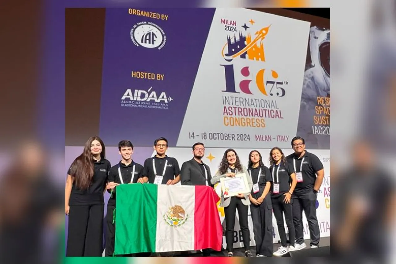 Astronauta juarense y su equipo ganan en Congreso Internacional en Italia