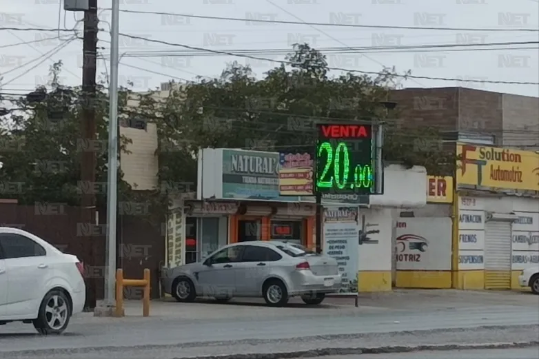 Llega precio del dólar a los 20 pesos en casas de cambio en Juárez