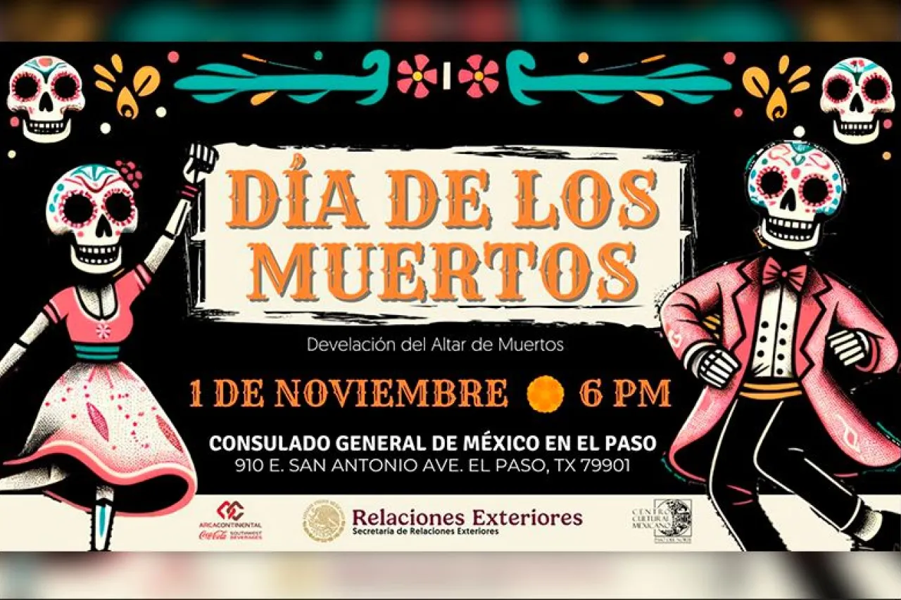 Invita Consulado en EP a celebración del ﻿Día de los Muertos