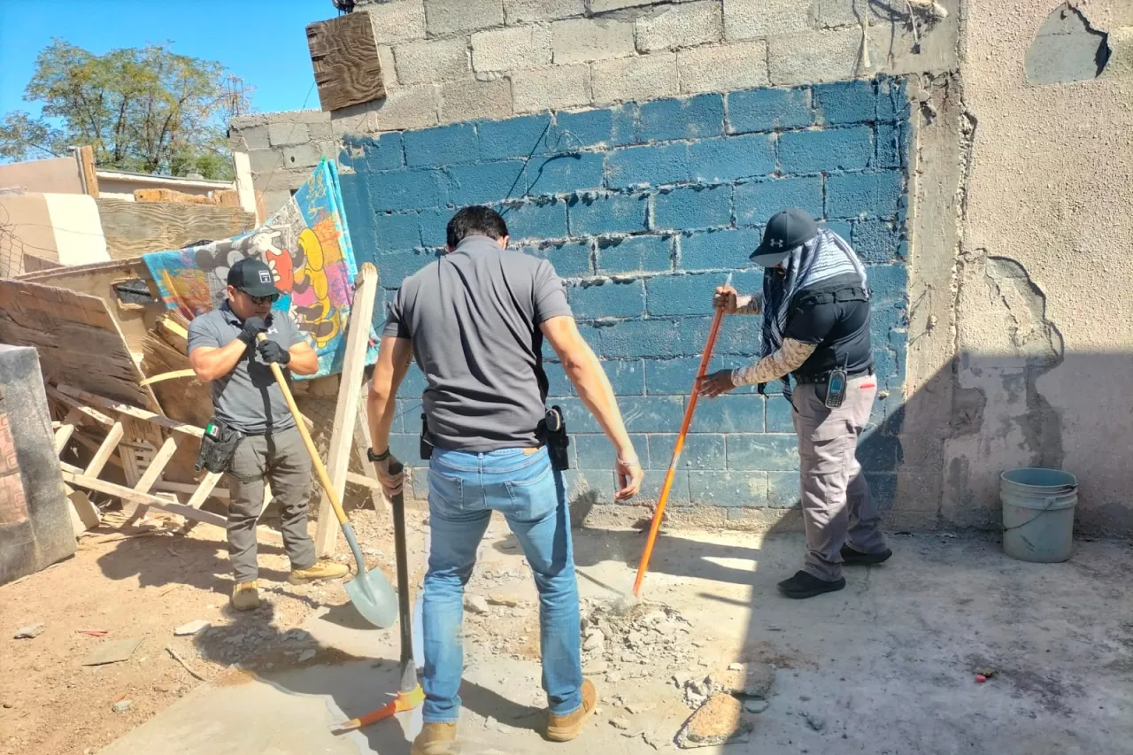 Localizan cuerpo en fosa clandestina en vivienda de Riberas de Bravo