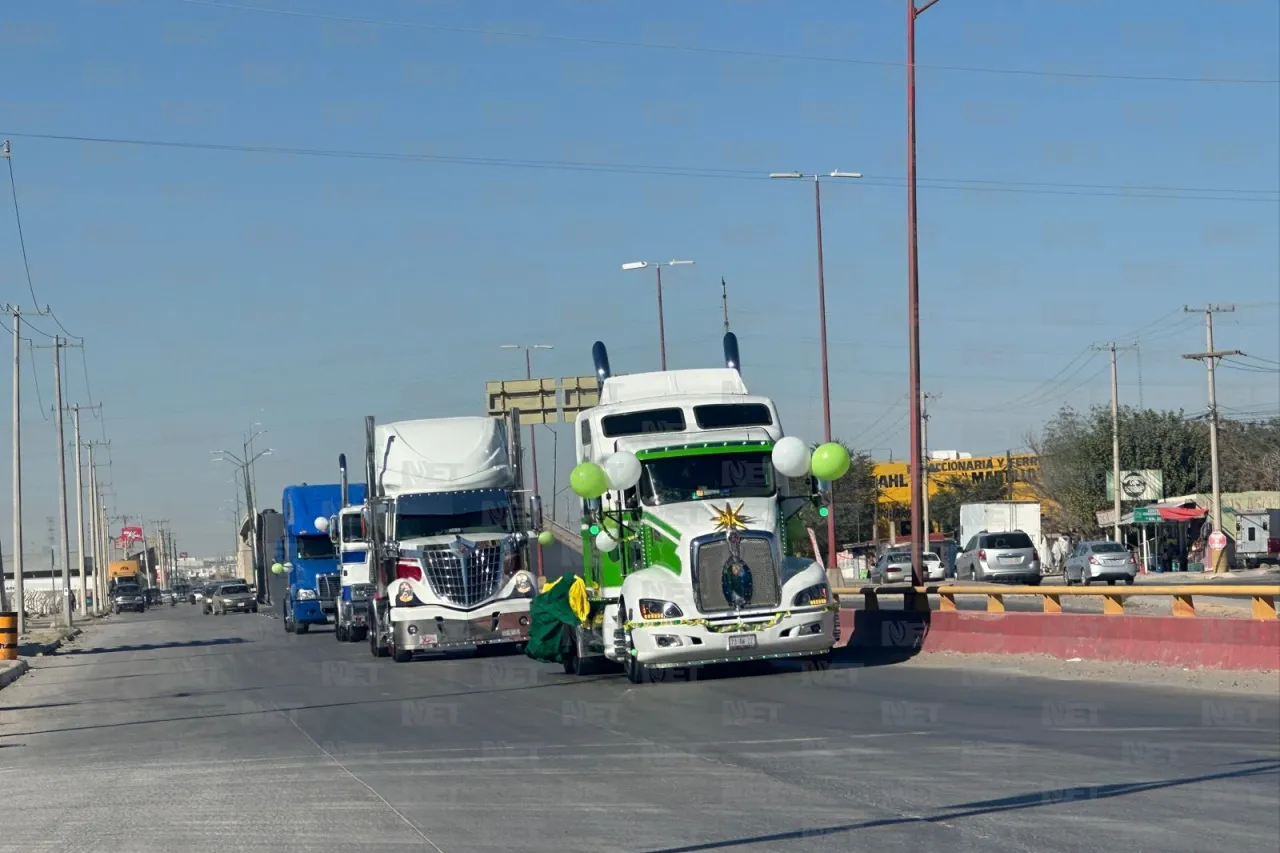 Realizan traileros caravana para celebrar a San Juditas