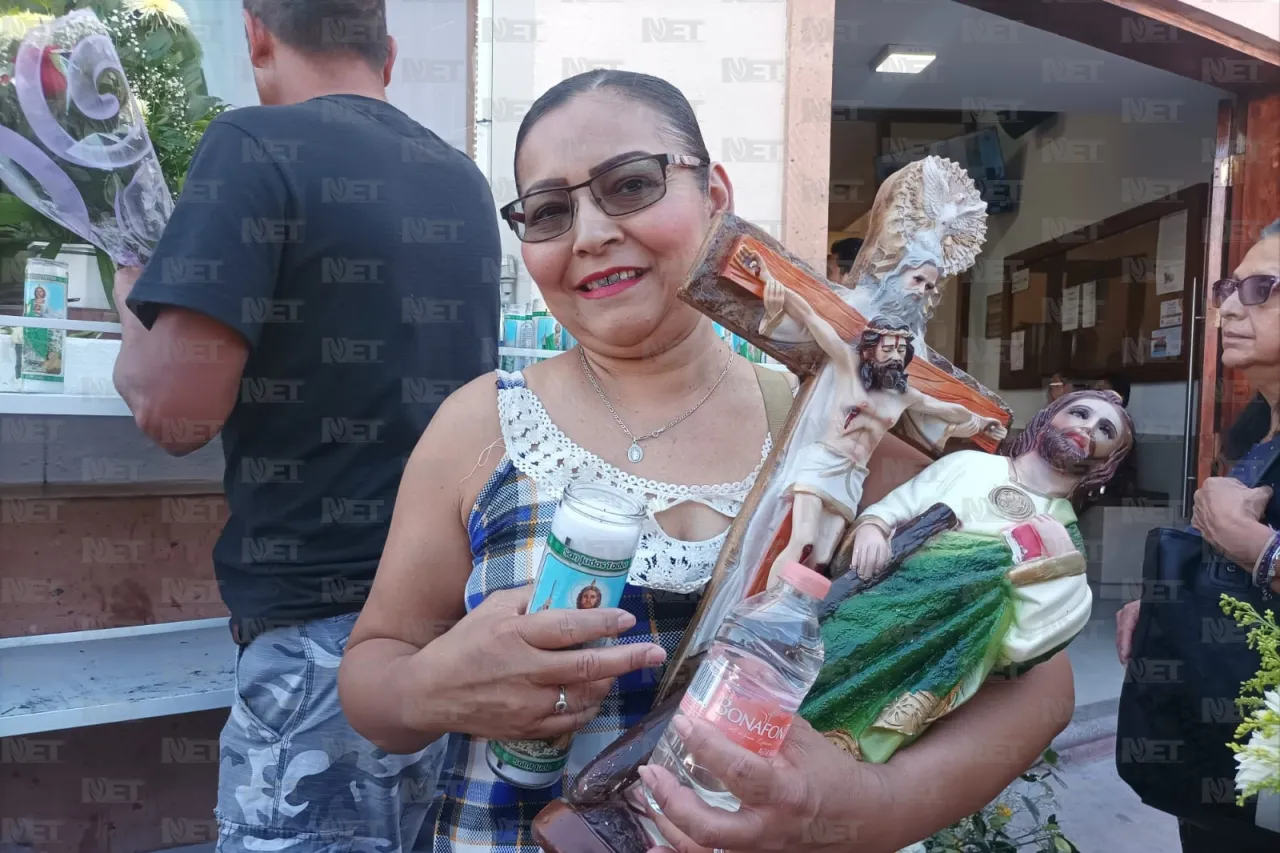 Muestran devoción al patrono de las causas difíciles; hoy celebran a San Judas