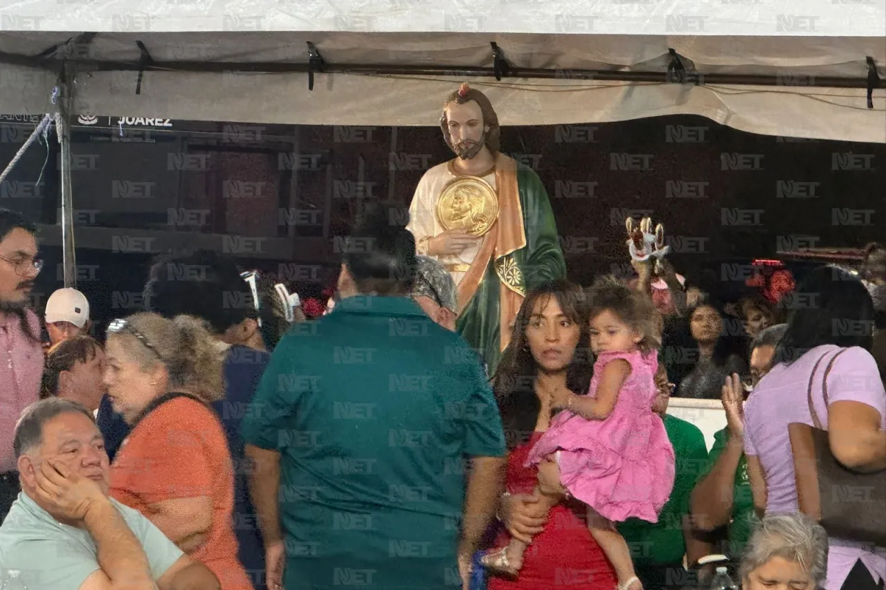 Celebran a San Judas Tadeo en la fiesta patronal