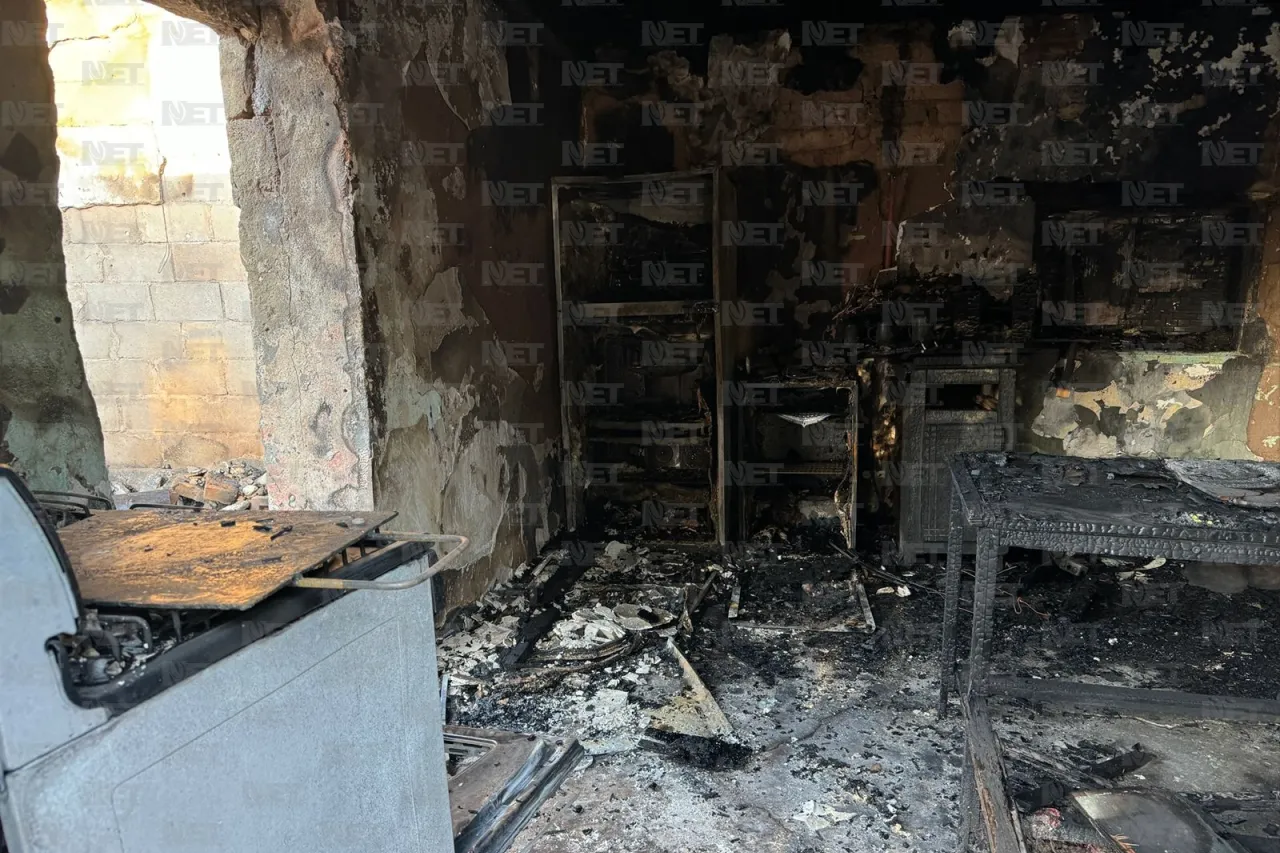 Fotos: Incendio acaba con casa en Partido Iglesias