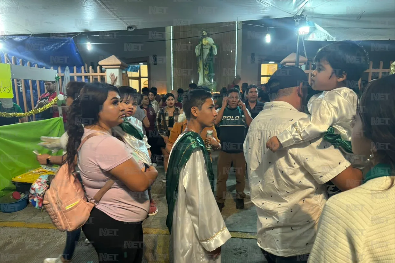 Celebran a San Judas Tadeo en la fiesta patronal