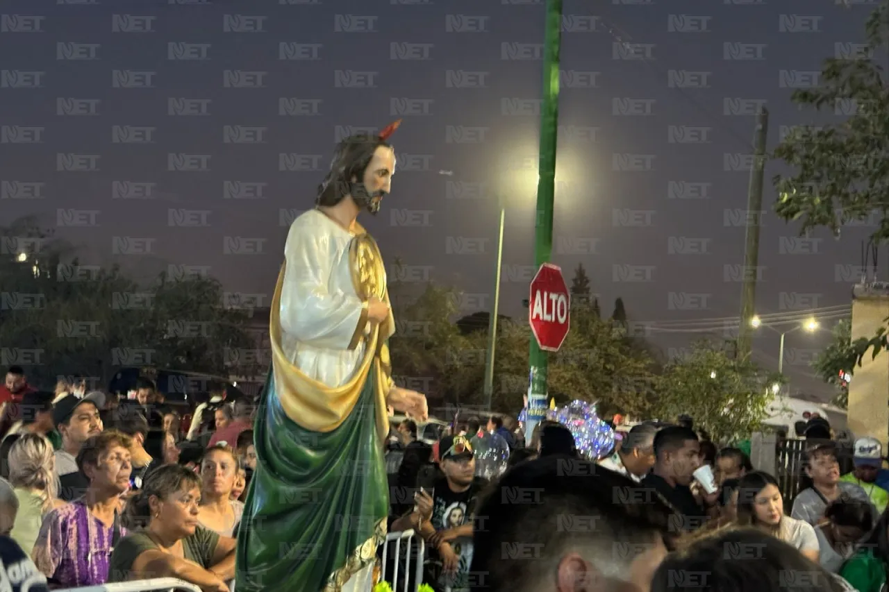 Celebran a San Judas Tadeo en la fiesta patronal