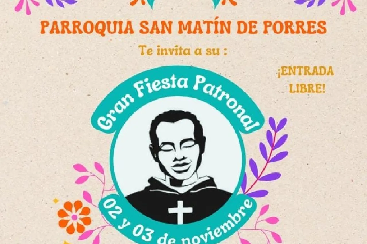 Invitan a kermés por fiesta patronal de San Martín de Porres