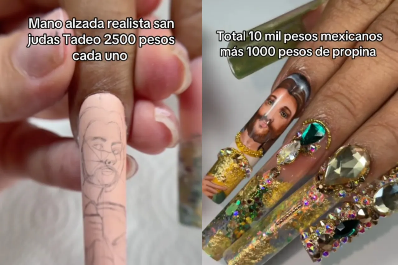 Cobra 10 mil pesos a clienta por diseño de uñas de San Judas Tadeo