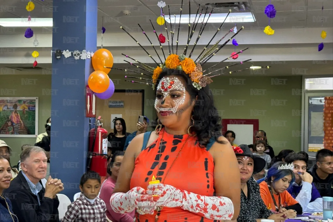 Migrantes celebran Día de Muertos en Juárez