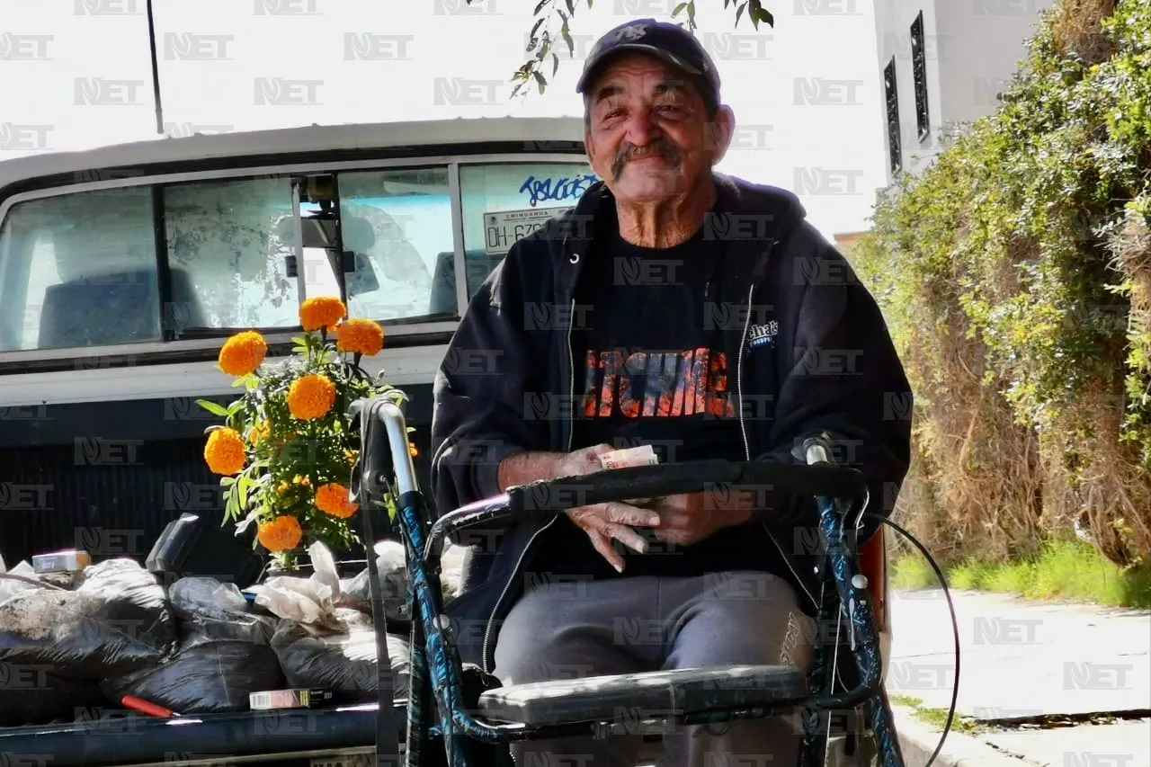 Ayudemos a que don Óscar venda todas sus flores