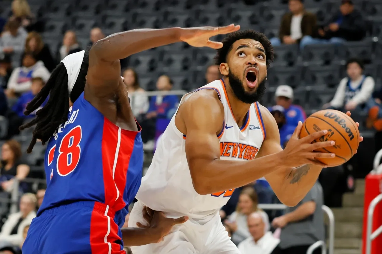 Knicks vence por 16ta ocasión consecutiva a Pistons