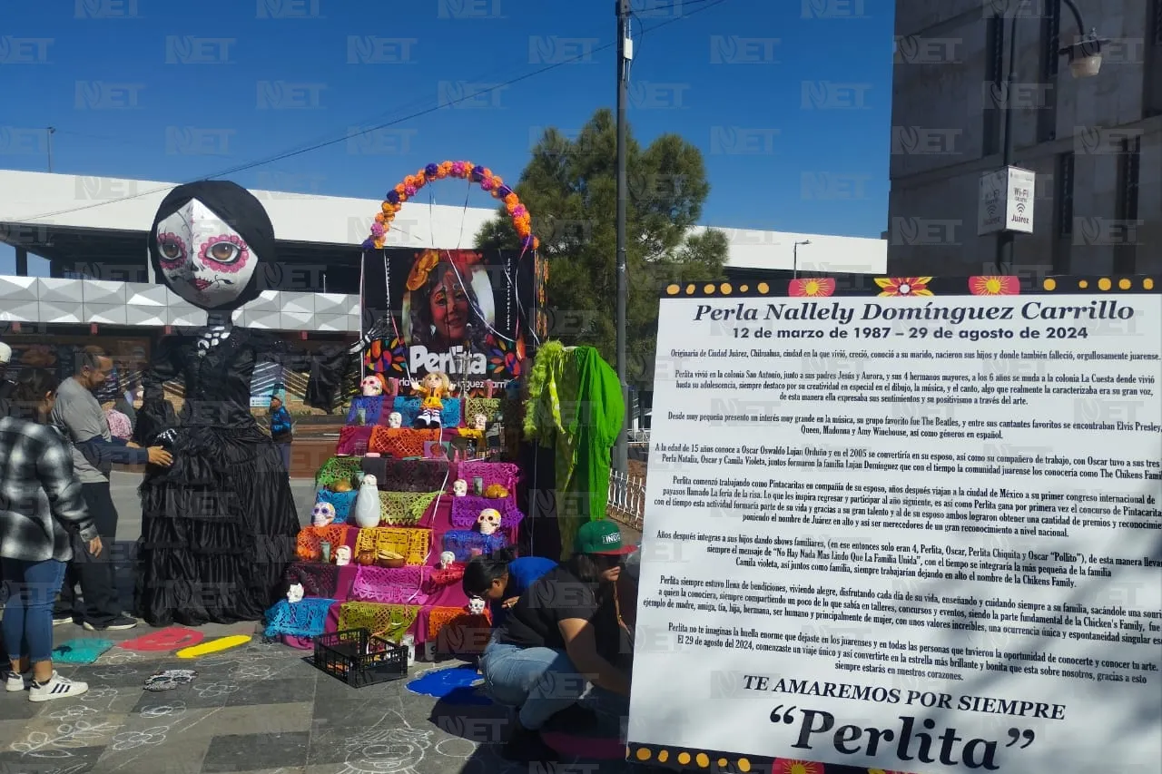 Se llena Centro Histórico de colores por el Día de Muertos