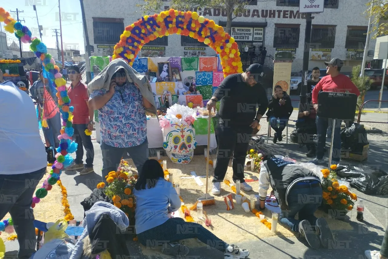 Se llena Centro Histórico de colores por el Día de Muertos