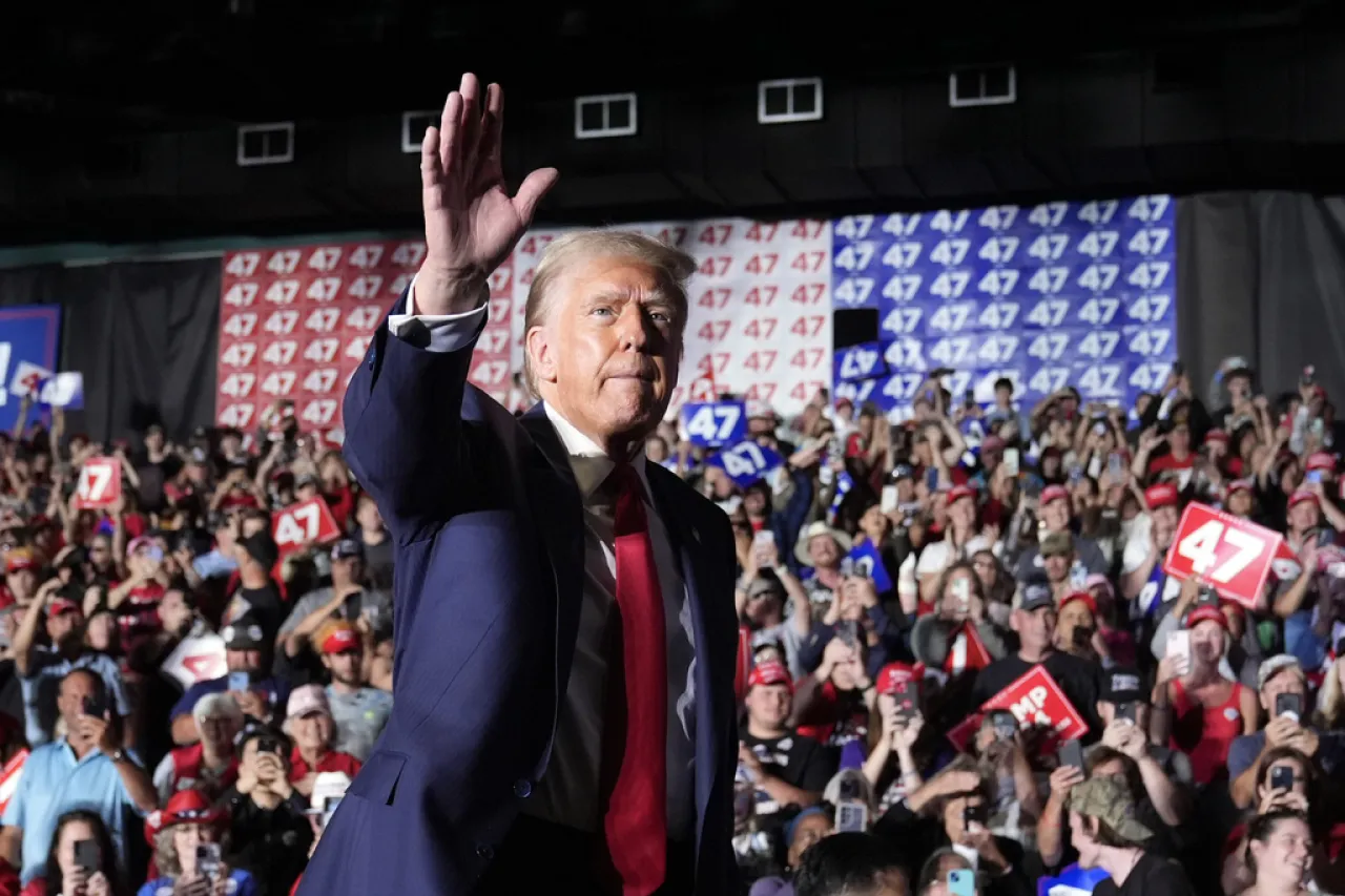 Donald Trump vota en Florida