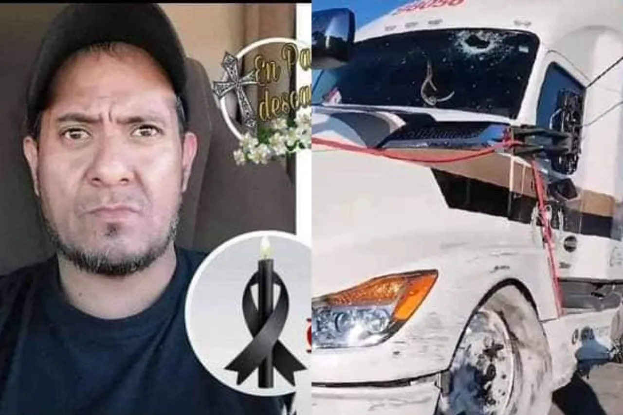 Muere conductor de tráiler por una pedrada lanzada desde un puente