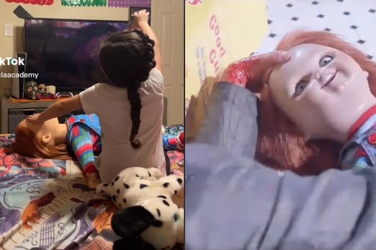 'Que hermosa niña sin celular'; pequeña intenta 'transferir su alma' a un Chucky