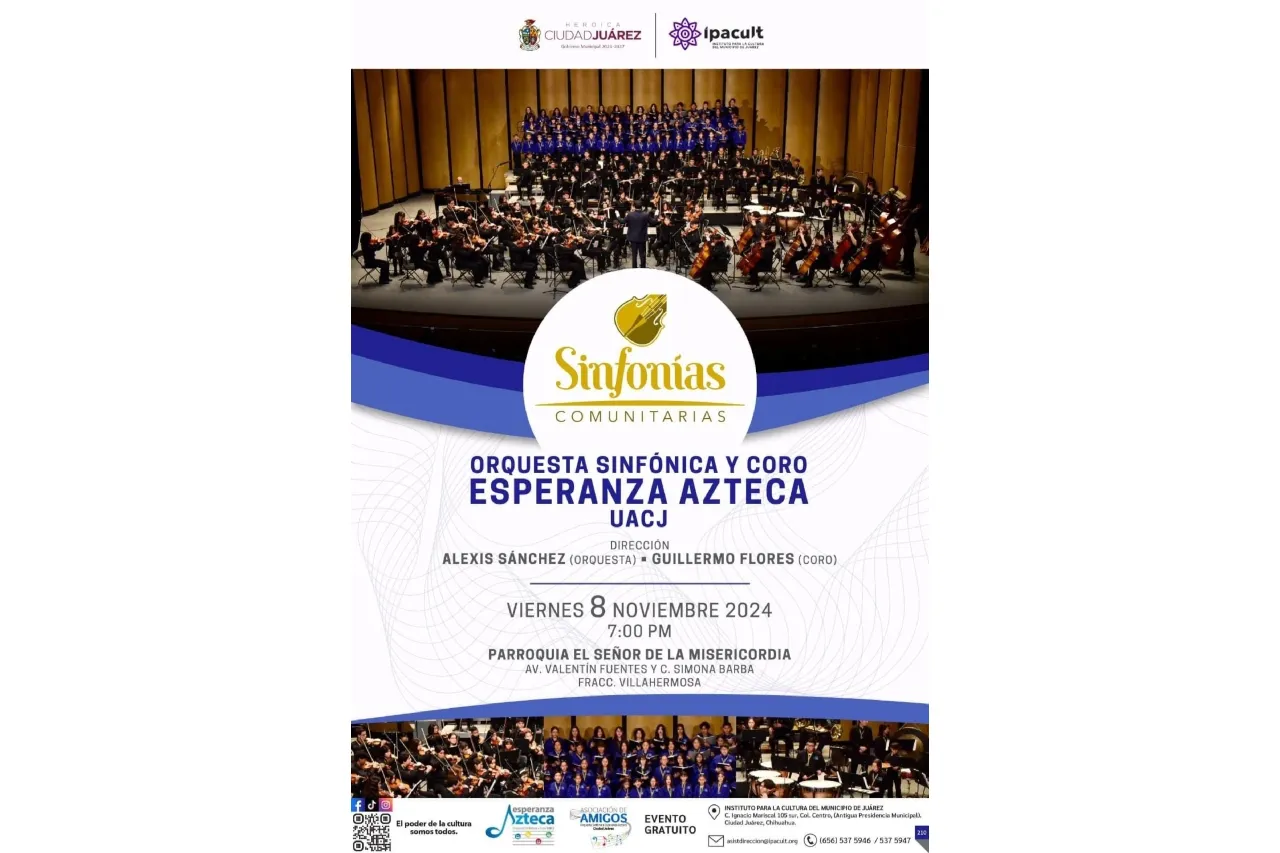 Llevarán musica sinfónica gratuita a Parroquia El Señor de la Misericordia