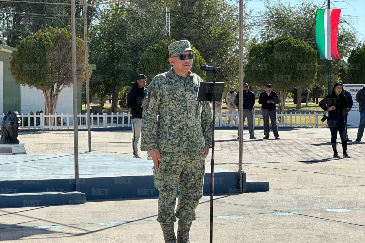 Toma Lemus Cisneros protesta como comandante de guarnición militar en Juárez