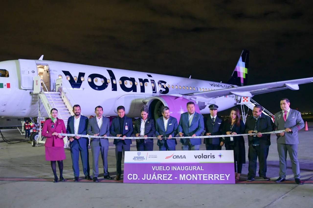 Inauguran vuelo directo Ciudad Juárez - Monterrey