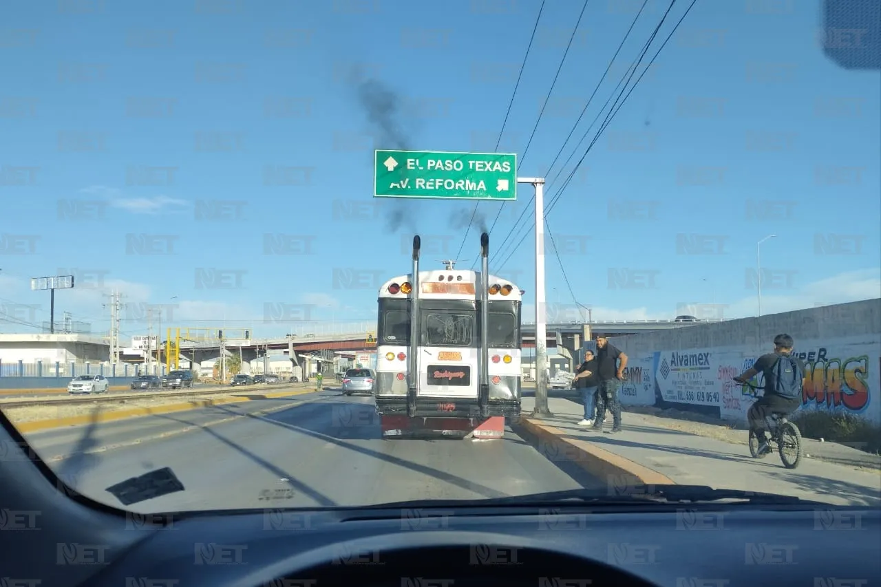 Apuestan a la movilidad urbana para reducir contaminación del aire en Juárez