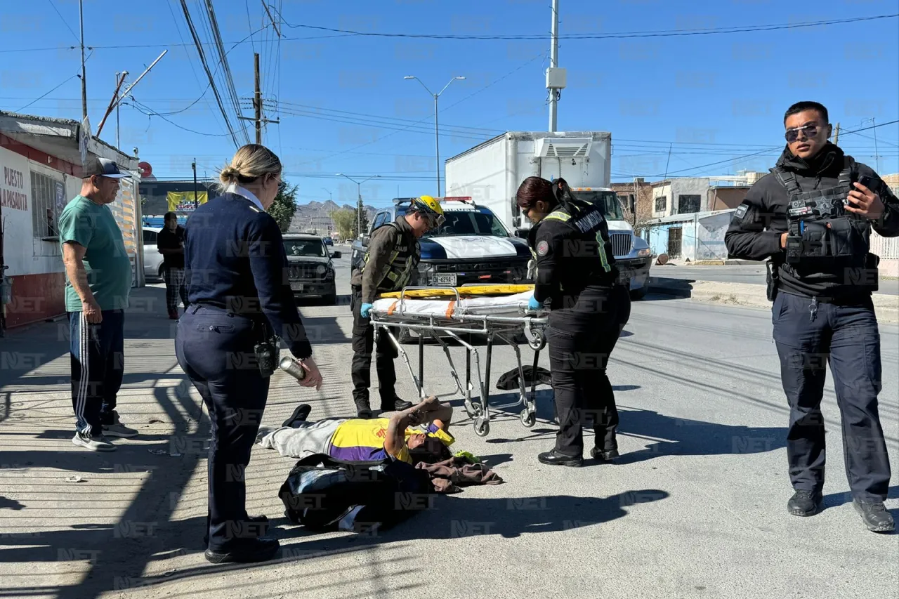 Cruza sin precaución en la Ponciano y lo atropellan