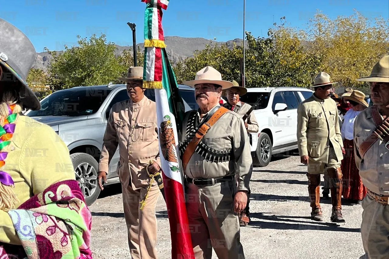 Inicia conmemoración por el 114 aniversario de la Revolución en Cuchillo Parado