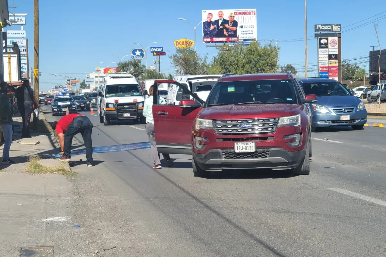 Se registra carambola  en la Tecnológico 