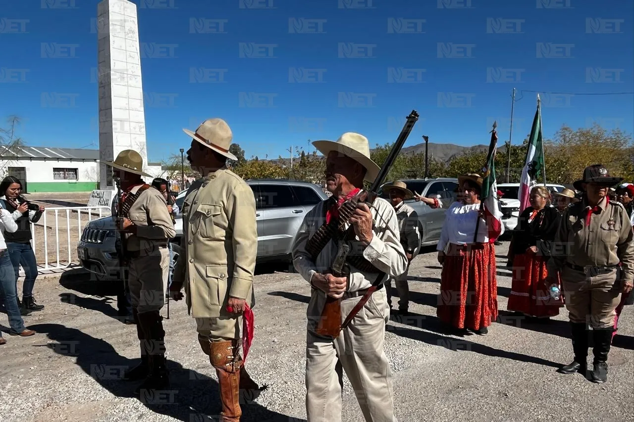 Inicia conmemoración por el 114 aniversario de la Revolución en Cuchillo Parado