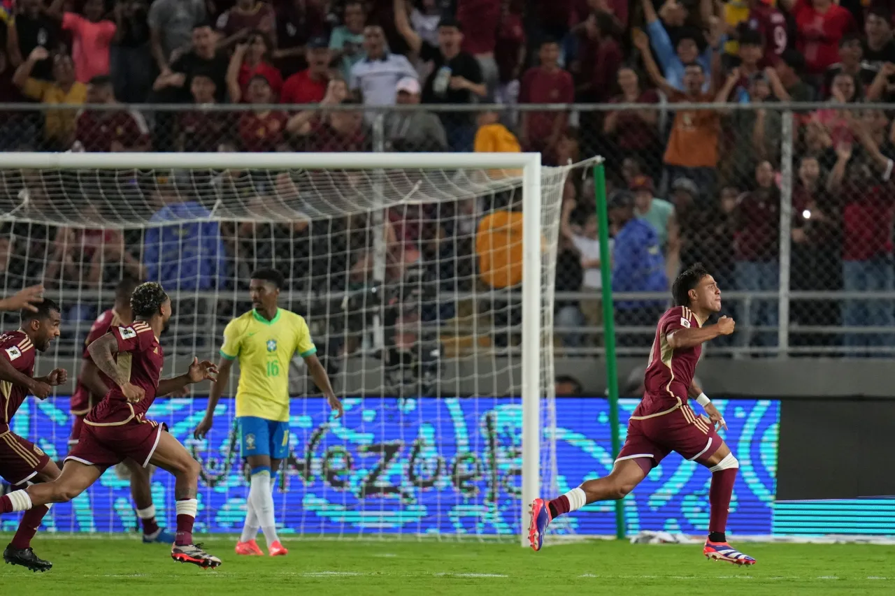 Venezuela logra como local histórico empate ante Brasil en eliminatorias