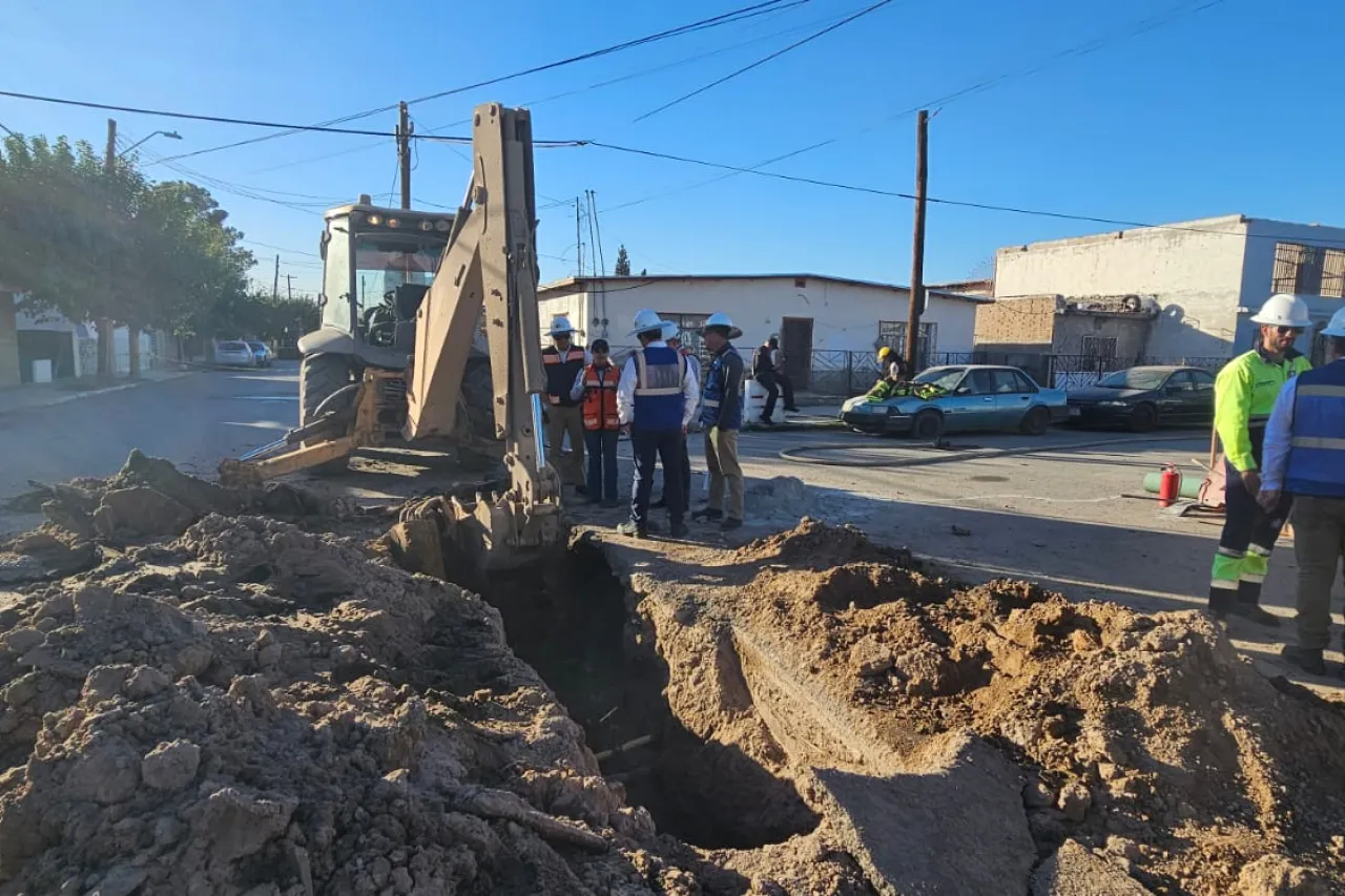 Repara JMAS hundimiento en colonia Melchor Ocampo