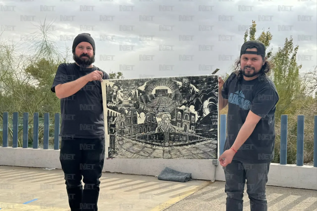 Exponen artistas locales su obra 'La Frontera Print Fest'