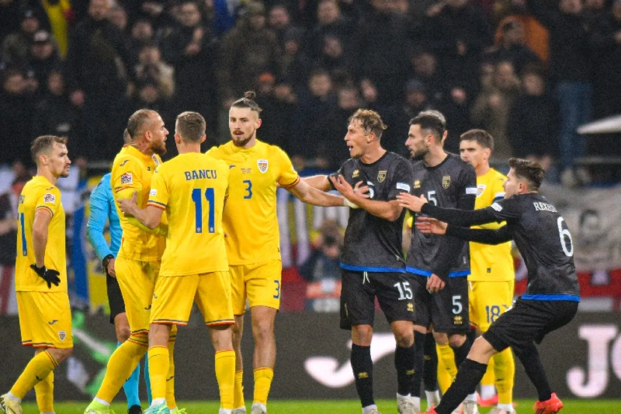 Lamenta Rumania abandono de Kosovo tras trifulca en partido de Nations League