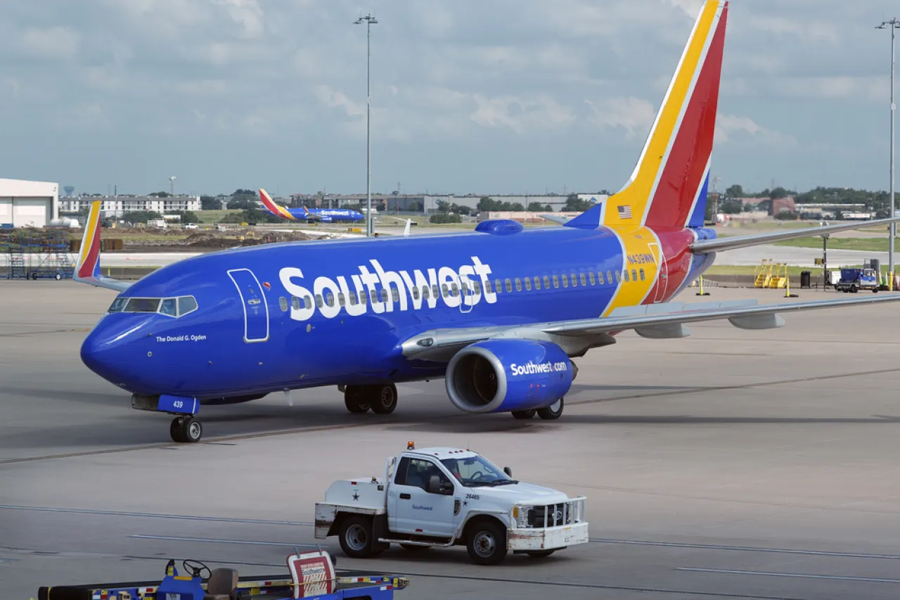 Avión de Southwest en Texas recibe balazo cuando se preparaba para despegar