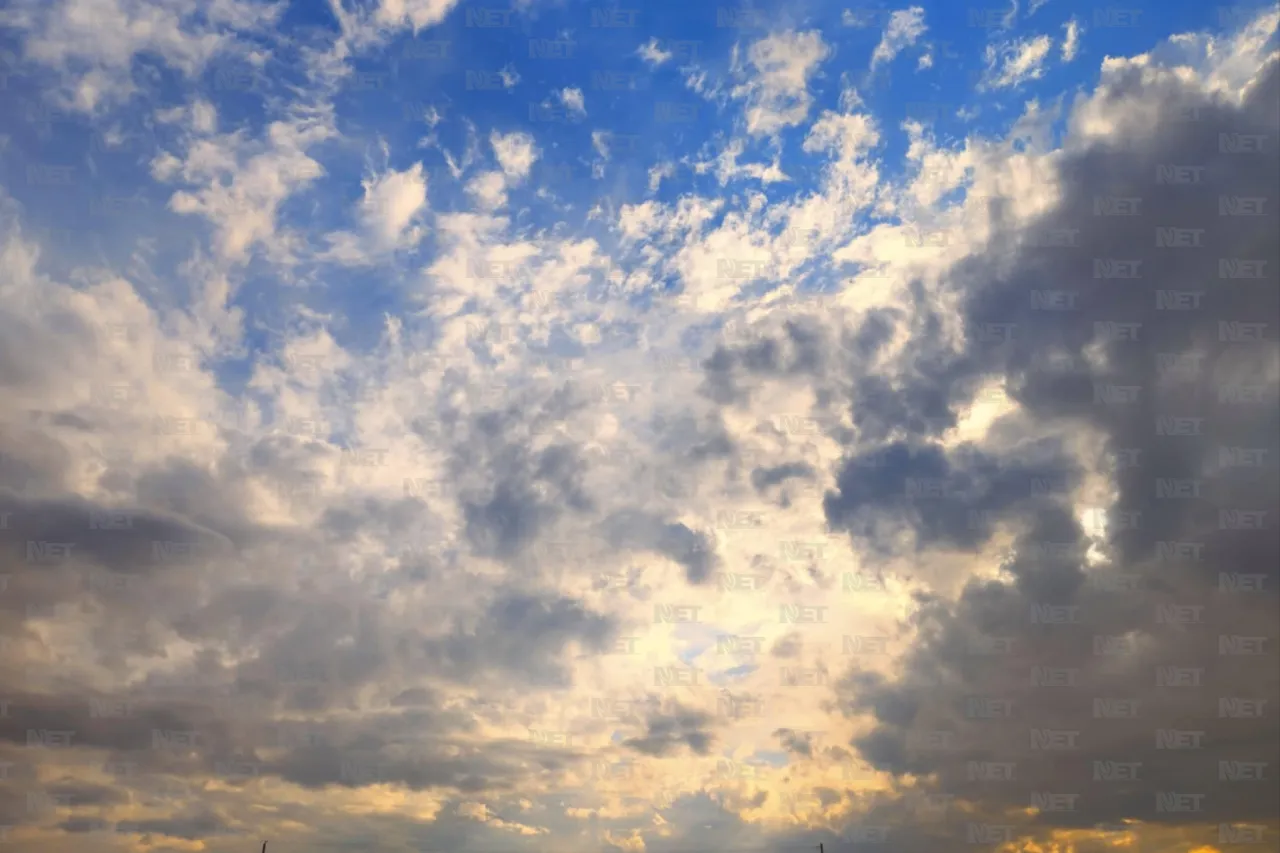 Frente frío regala cielo nuboso a Ciudad Juárez