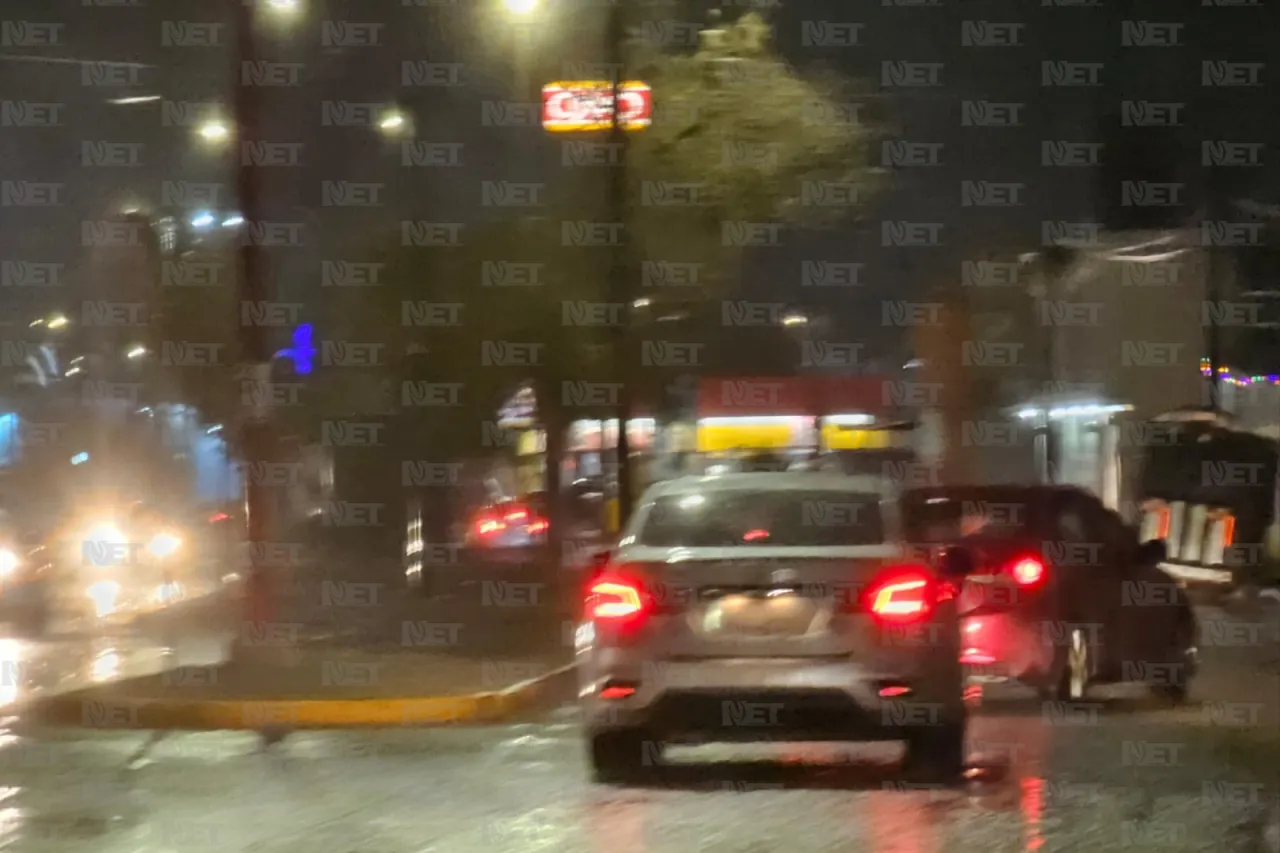 Arrecia lluvia al sur de la ciudad