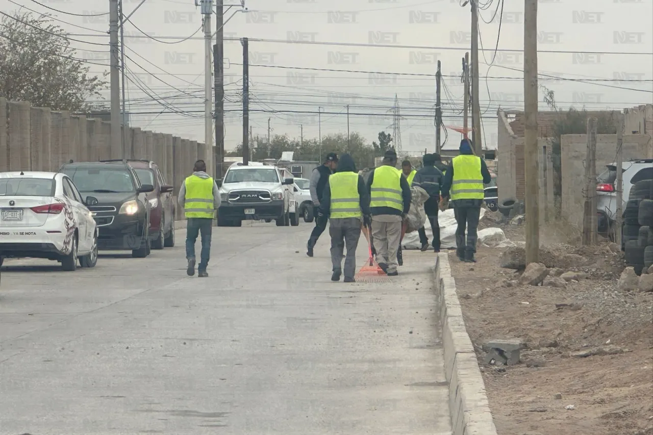 Entrega alcalde Pérez Cuéllar 2 calles rehabilitadas