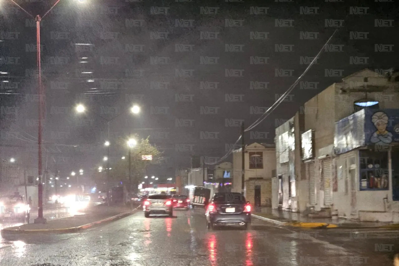 Arrecia lluvia al sur de la ciudad