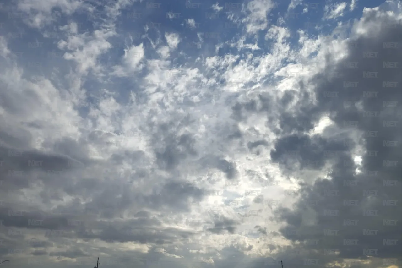 Frente frío regala cielo nuboso a Ciudad Juárez