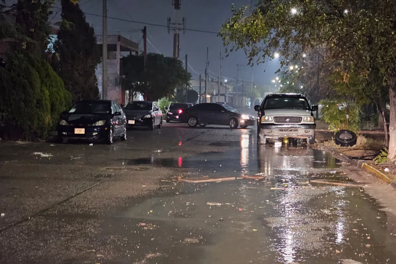 Arrecia lluvia al sur de la ciudad