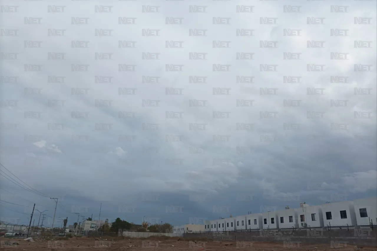 Frente frío regala cielo nuboso a Ciudad Juárez